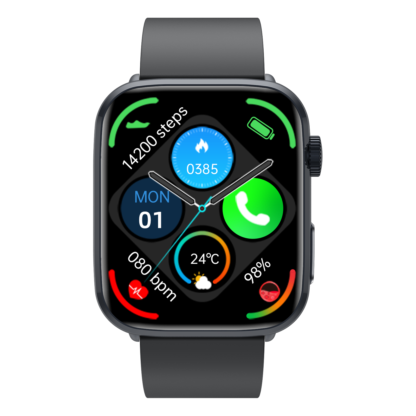 Montre connectée 360° FITSmartWatch PRO2 NOUVEAU (modèle 2024/2025)