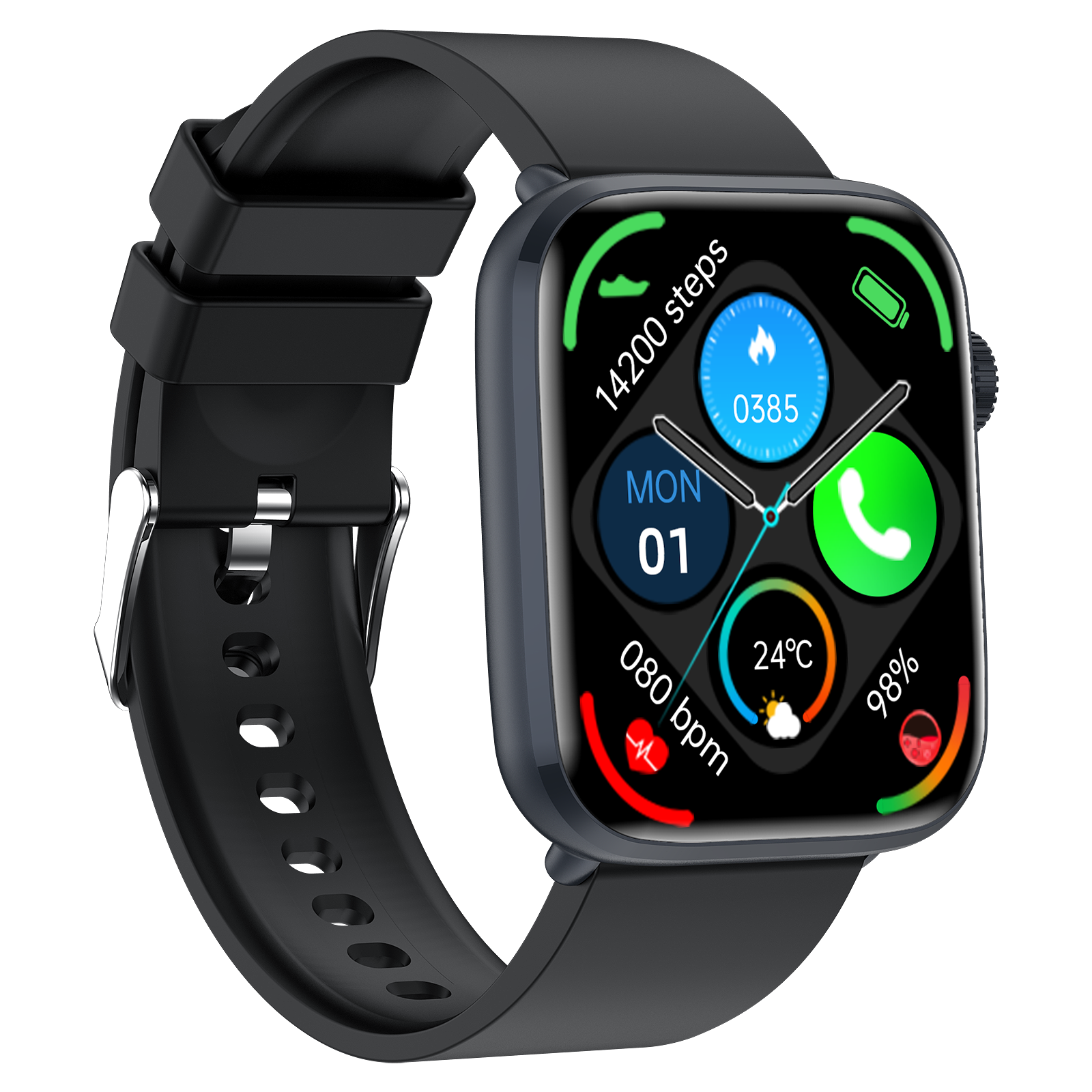 Montre connectée 360° FITSmartWatch PRO2 NOUVEAU (modèle 2024/2025)