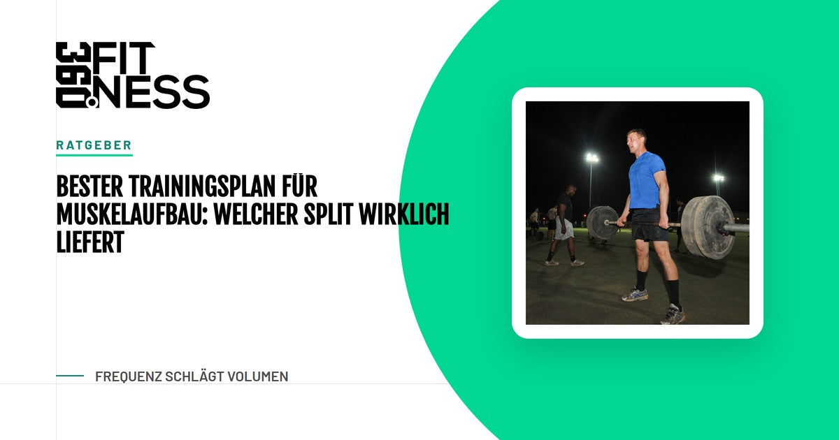 Bester Trainingsplan für Muskelaufbau: Welcher Split wirklich liefert