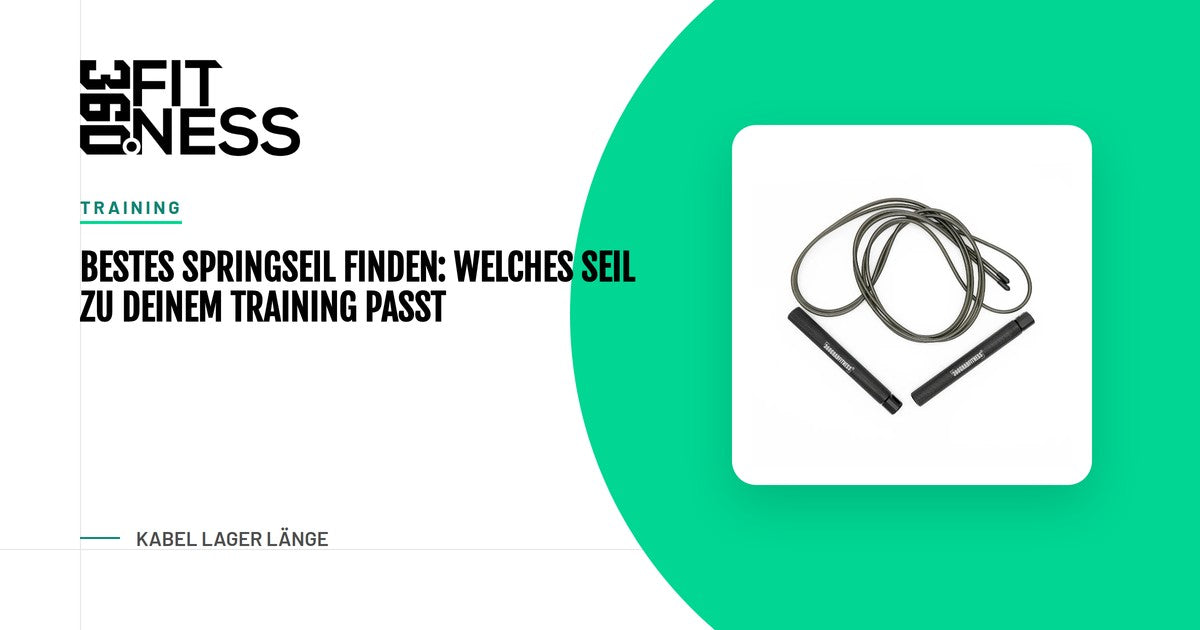 Bestes Springseil finden: Welches Seil zu deinem Training passt