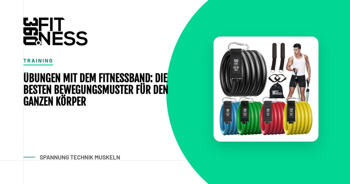 Übungen mit dem Fitnessband: Die besten Bewegungsmuster für den ganzen Körper