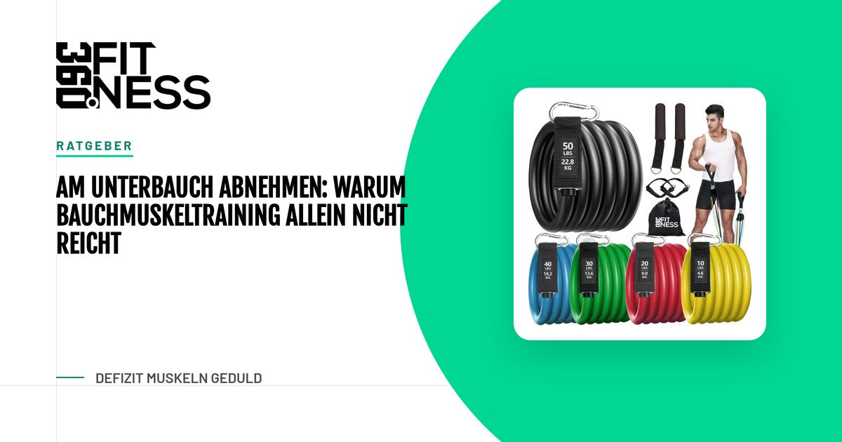 Am Unterbauch abnehmen: Warum Bauchmuskeltraining allein nicht reicht