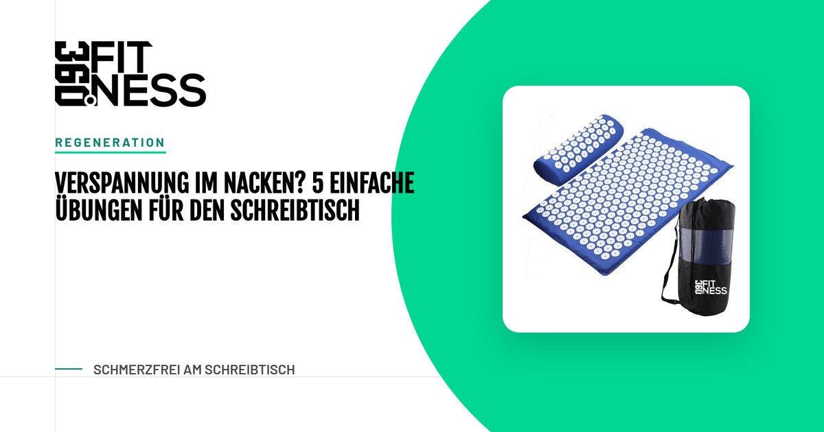 Verspannung im Nacken? 5 einfache Übungen für den Schreibtisch