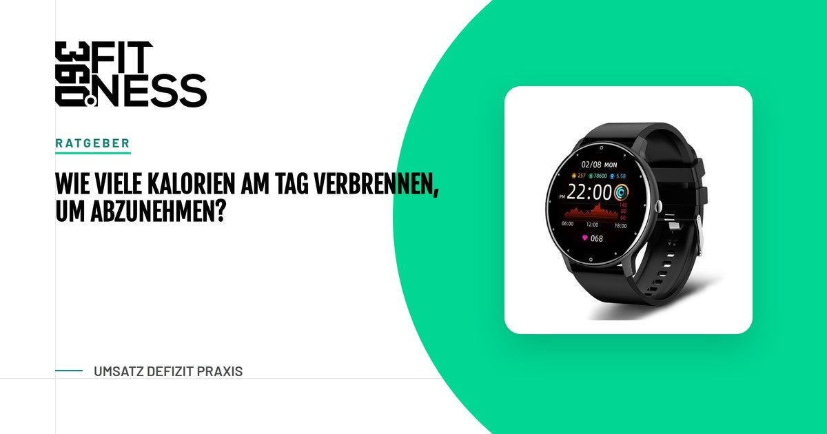 Wie viele Kalorien am Tag verbrennen, um abzunehmen?