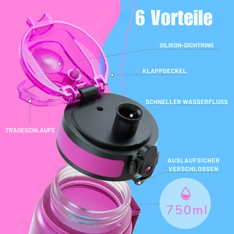 360° HYDRATED-Trinkflasche