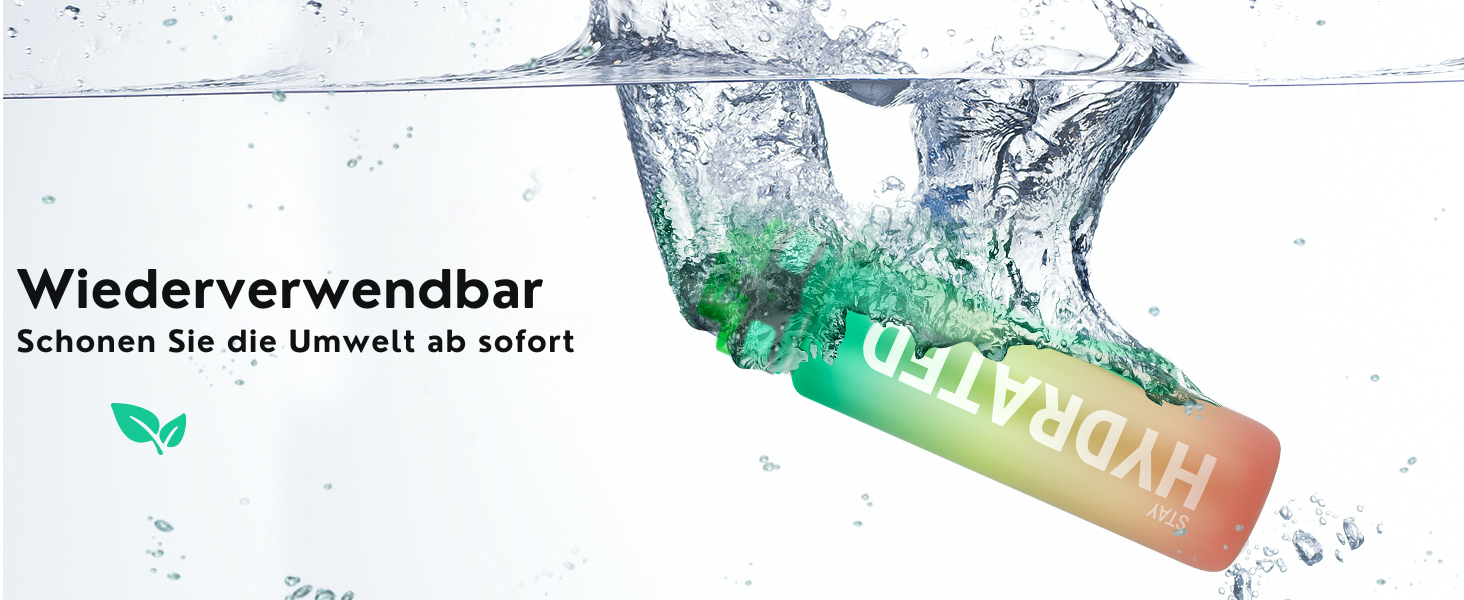 360° HYDRATED-Trinkflasche