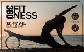 360° Yoga Wheel (+FREE Nutrition Guide)