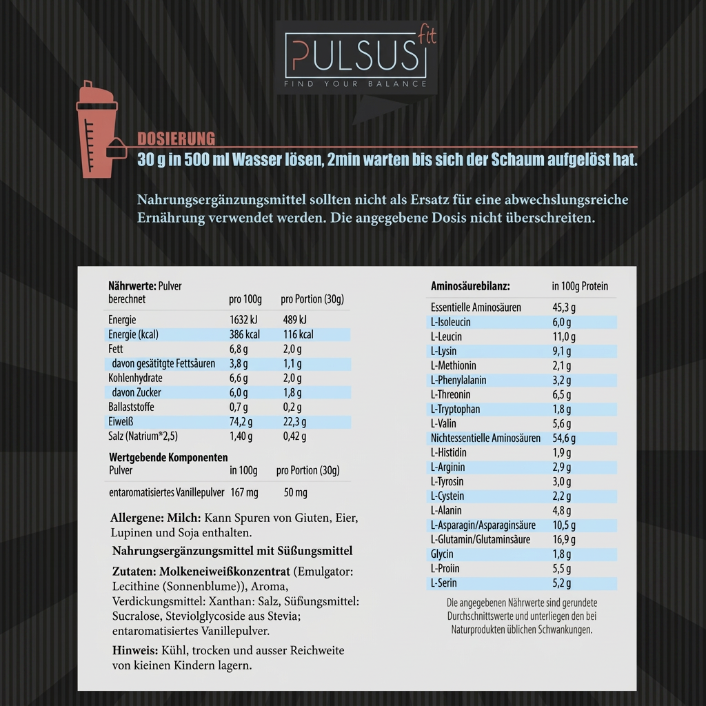 Whey Protein von PulsusFit™