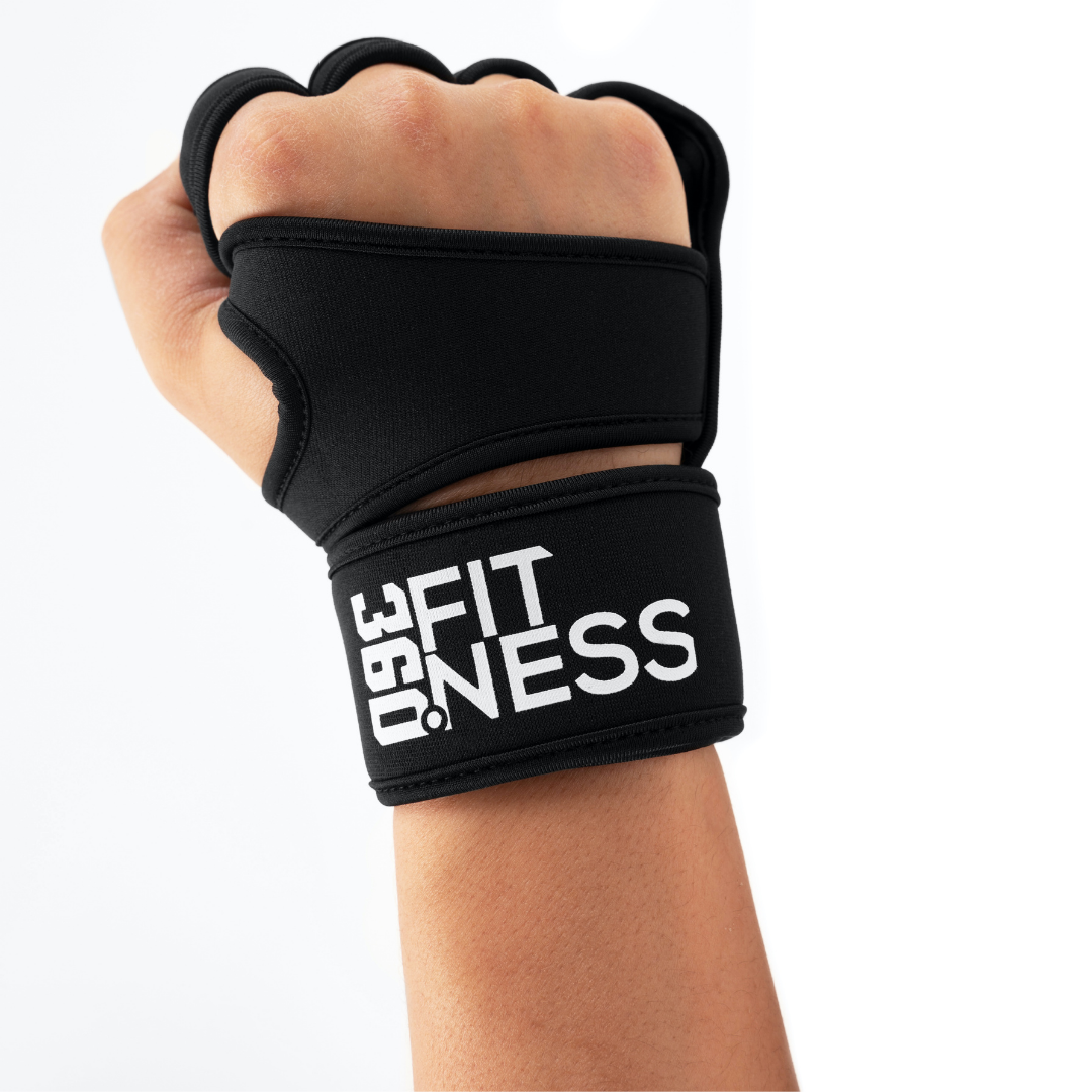 Gants de fitness 360° avec bandage au poignet 