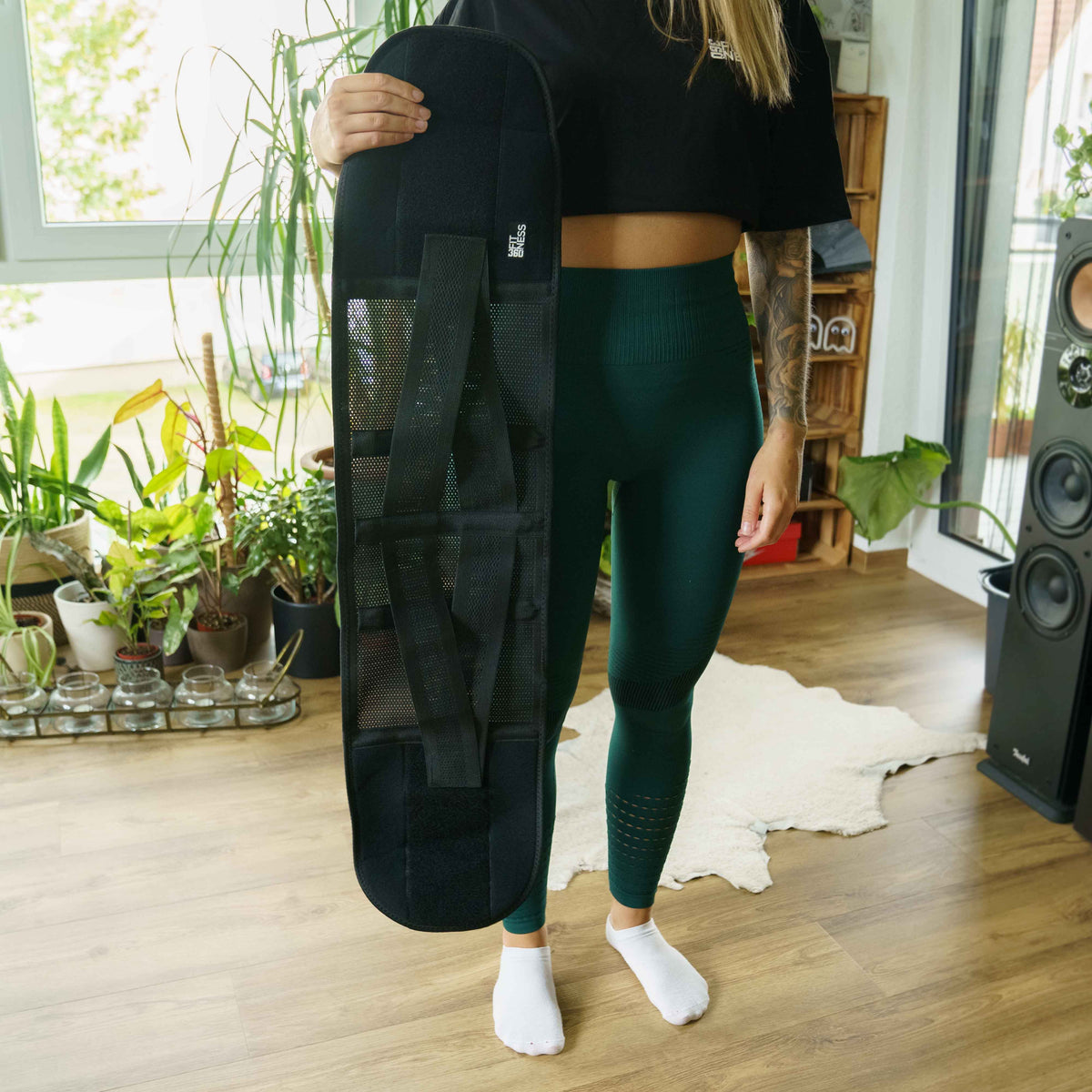 360° abdominal belt - (unisex, sweat belt, waist belt)