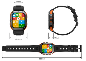 Montre connectée 360° FIT Titan M3 (modèle 2025) 